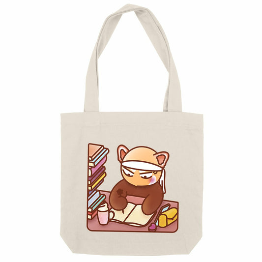 Totebag - Red Panda - Study Hard